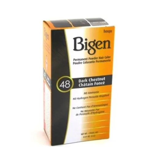 Miniatura 4 de Bigen - Tinte permanente en polvo, marrón medio intenso #56, 0.21 onzas (paquete de 3 unidades)
