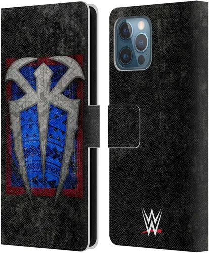 Miniatura 12 de Head Case Designs Officially Licensed WWE Distressed Logo Roman Reigns Leather Wallet Case Compatible with Apple iPhone 11