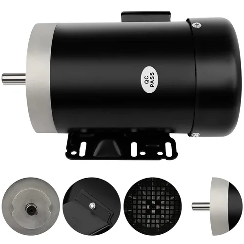 Miniatura 3 de Motor eléctrico 1.5HP 1750 RPM Motor trifásico de uso general 5/8 "Diámetro del eje 4 Polo 56C TEFC 60HZ 230/460V
