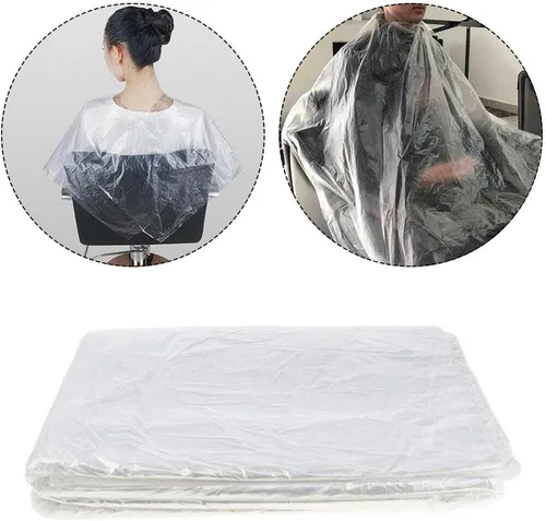 Miniatura 7 de 100 capas desechables de peluquería, 51 x 36 pulgadas, impermeable, para peluquería, para peluquería, para niños y adultos