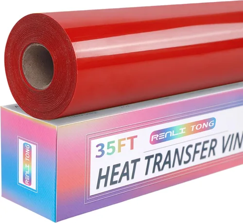 Miniatura 37 de RENLITONG - Vinilo verde frutal para planchar HTV de 12 pulgadas por 15 pies, vinilo de transferencia de calor para rollos de camisetas HTV