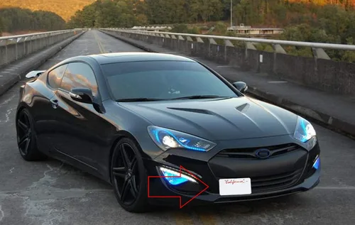 Miniatura 5 de Xotic Tech - Gancho de remolque para placa de matrícula compatible con Hyundai Genesis Coupe 2016 2015 2014 2013 2012 2011 2010 (negro)