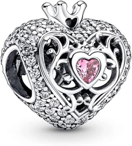 Erizteya LoveHeart Charm for Bracelets 934 Sterling Silver Pendant for Womens Bracelets NecklacesHappy Birthday Mothers Day Jewelry Women Girls Gifts