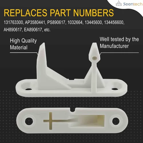 Miniatura 2 de Seentech 131763310 - Llave para puerta de lavadora. Compatible con Frigidaire & Ken.more Washer. Reemplaza: 131763300 AP3580441 PS890617 (paquete 1)