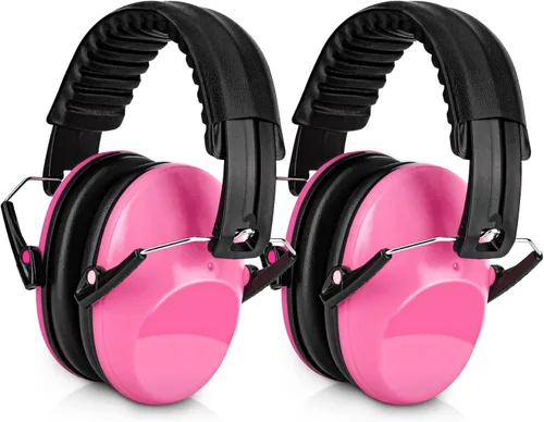 Miniatura 9 de BlueFire Orejeras con cancelación de ruido para niños, paquete de 2 auriculares con bloqueo de sonido sobre la oreja, orejeras plegables de Azul 1