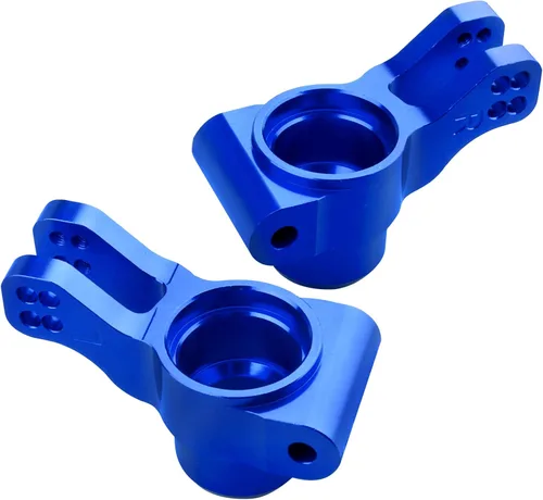 Miniatura 5 de Bujes traseros de aluminio dirección nudillos para Arrma 1/8 Kraton/Outcast/Notorious 6S BLX actualiza piezas, reemplazar AR330404 (azul marino)
