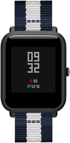 Miniatura 4 de 20MM Nylon Reemplazo Accesorio Reloj Banda Pulsera Pulsera para Huami Xiaomi Amazfit Bip Smart Watch