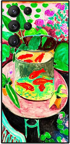 Miniatura 56 de Berkin Arts Funda compatible con Samsung Galaxy S22 Ultra, funda de silicona Art Nouveau Floral Flower (Clematis by Alphonse Mucha)