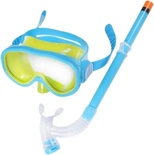 Equipo de snorkel Juego De Esnórquel, Máscaras De Esnórquel Antivaho, Gafas Con Tubo De Respiración para Niños Y Niñas Máscara de snorkel