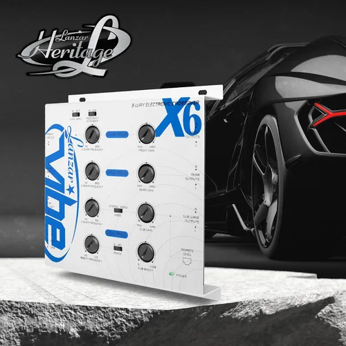 Miniatura 7 de LANZAR Vibe - Red cruzada de audio electrónico de 3 vías mejorada con canal de paso alto y paso bajo, pendiente de octava de 12 dB, control remoto