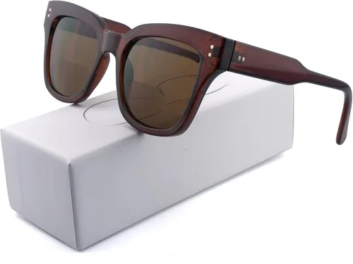 Miniatura 7 de Lentes de sol bifocales para mujeres y hombres, a la moda, cuadrados, para lectura de sol, lentes de lectura UV400 al aire libre superior 0 fuerza