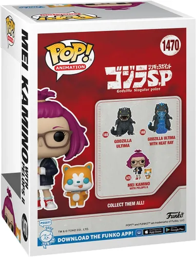 Miniatura 3 de Funko Pop! & Buddy: Godzilla Singular Point - Mei Kamino con Pelops II - Figura de vinilo coleccionable - Idea de regalo - Producto