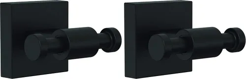 Miniatura 8 de Franklin Brass Maxted (1-Pack) Ganchos para Toallas Negro Mate Ganchos de Baño Montados en Pared para Batas y Toallas Gancho Portador de Toallas