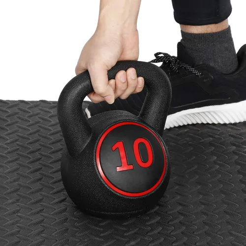 Miniatura 5 de LEMY Juego de pesas rusas de 3/4 piezas, equipo de fitness, pesas rusas de agarre ancho, entrenamiento de cuerpo completo, entrenamiento de núcleo