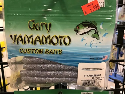 Miniatura 6 de Yamamoto Senko Soft Plastic Worm Easy to Use Bass Fishing Stick Bait Lures SENKO NEGRO