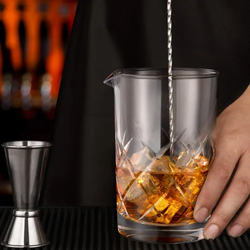 Miniatura 2 de Hiware Profesional 24 oz Vaso Mezclador de Cóctel, Vaso Mezclador de Cristal Sin Costuras de Fondo Grueso