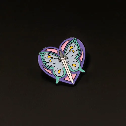 Miniatura 7 de JJBA JoJo - Broche esmaltado - Pin de insignia de anime Jolyne Jotaro Joestar - Regalos de Navidad para niños, niñas, adolescentes, mujeres