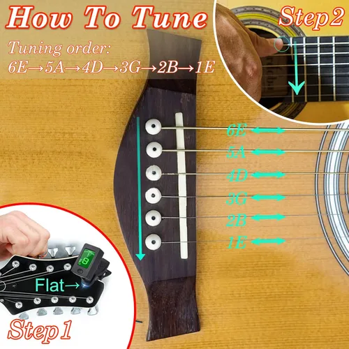 Miniatura 3 de Cejilla de guitarra, púas de guitarra, accesorios de guitarra con afinador, cejilla para guitarra acústica, bajo, sin zumbidos, liberación rápida