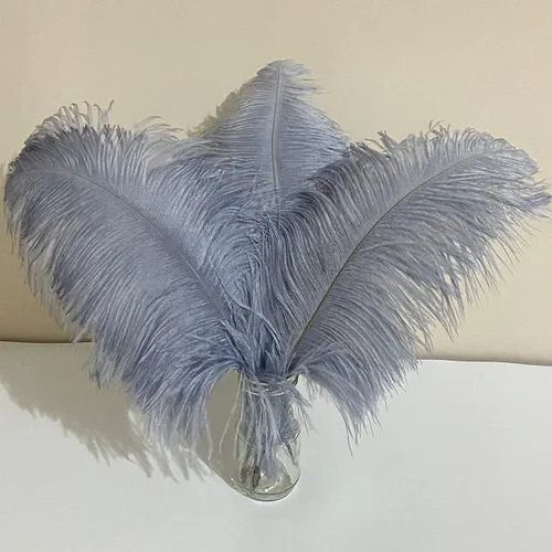Miniatura 4 de 10 plumas grandes de avestruz rosa intenso de 16 a 18 pulgadas, plumas esponjosas para manualidades, decoración de fiesta en el hogar, centros