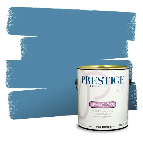 Miniatura 229 de Pintura Exterior + imprimación PRESTIGE, todo-en-uno, 1 galón, acabado mate, color comparable al Valspar* Royal Gray* VS151-Gris real