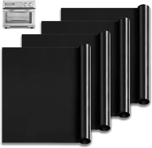 Miniatura 22 de Revestimientos para Horno para la Parte Inferior del Horno, 10"x9.7" Forros Reutilizables Antiadherentes Resistentes al Calor para Tostadora