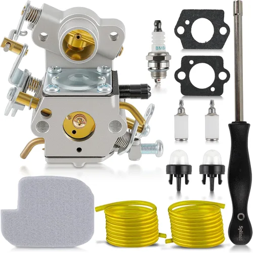 Carbhub Carburador para Poulan P3314 P3416 P3816 P4018 PP3416 PP3516 PP3816 PP4018 PPB3416 PPB4018 PPB4218 42cc Motosierra de Gas de Potencia
