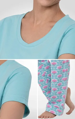 Miniatura 6 de PajamaGram PJs For Women Set - Women Pajamas, Short Sleeve, 100% Cotton