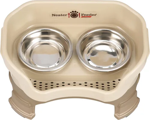 Miniatura 8 de Neater Feeder Deluxe - Tazones elevados de lujo para gatos a prueba de desorden para todas las razas, fabricados en Estados Unidos, tazones elevados