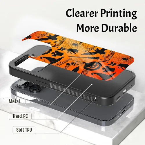 Miniatura 2 de Lindas fundas de teléfono de Halloween para iPhone 11 12 13 14 15 16 17 Pro Max Plus Mini XR Xs para Samsung Note 10 20 S21 S22 S23 S24 S25 S26