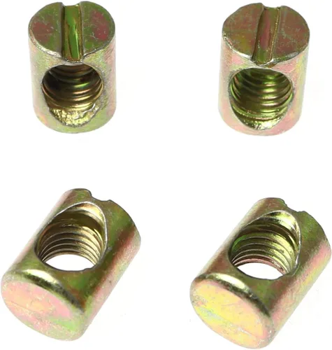 Miniatura 4 de RLECS Tuercas de barril ranuradas M8 Pozidriv M8, clavijas cruzadas, tuercas ranuradas, martillo de tuerca horizontal para muebles, camas, sillas