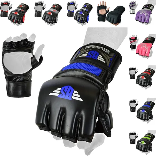 Miniatura 8 de BeSmart Guantes de Kickboxing UFC - Guantes de MMA para Sparring y Entrenamiento para Artes Marciales Mixtas, Adultos Hombres y Mujeres