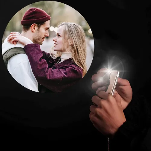 Miniatura 3 de Pulsera personalizada con imagen en el interior, pulsera de proyección de fotos personalizada para parejas, esposa, marido, novia, novio