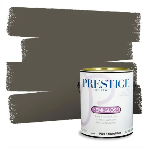 Miniatura 52 de Prestige Paints - Pintura exterior e imprimación en uno, 1 galón, plano, compatibilidad comparable con el color menta «Whipped Mint» de Behr