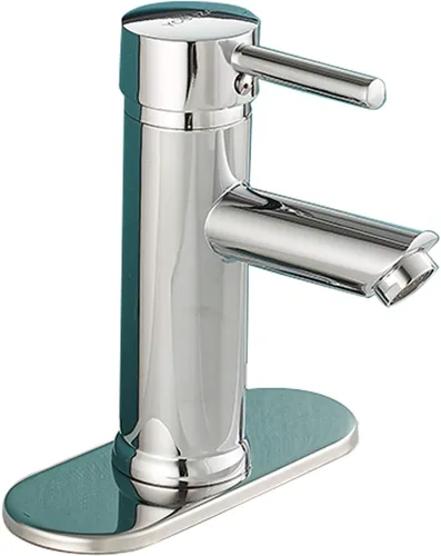 Miniatura 11 de Grifo de lavabo de baño negro con una sola manija de un agujero, grifo de baño de latón, tocador de baño, montaje en cubierta comercial con manguera