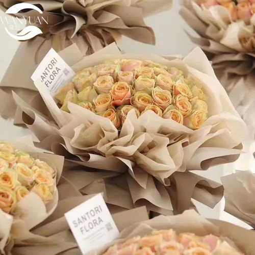 Miniatura 8 de Papel de regalo floral coreano, 40 hojas, suministros para floristería, papel de regalo para ramo de flores, suministros florales para flores Pasta