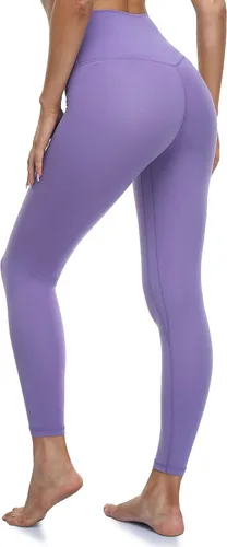 Miniatura 4 de YUNOGA - Leggings de yoga ultrasuaves de talle alto y sin costuras para mujer, con control de abdomen