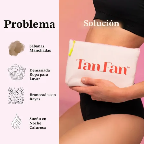 Miniatura 7 de Saco de dormir para bronceador oscuro Tan Fan: mantén las sábanas limpias de manchas oscuras, 100% poliéster, parte inferior más gruesa y superior