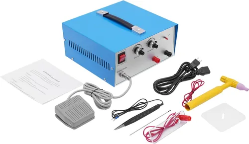 Miniatura 5 de Soldador por puntos de joyería 80A, máquina de soldadura por puntos portátil de mano, equipo eléctrico de soldadura por puntos de 600 W, máquina