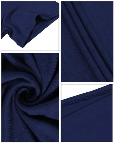 Miniatura 5 de CATHY Blusa cómoda de verano para mujer, manga corta, holgada, para usar con leggings
