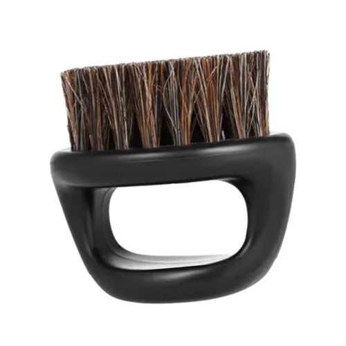 FOMIYES afeitado para hombres barba barbero pelo barrido cepillo peluquero desvanecimiento cepillo de afeitar peluquero cepillo de limpieza cepillo