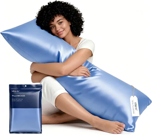 Miniatura 31 de MR&HM - Funda de almohada de satén 16- verde floral