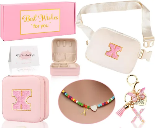 Miniatura 24 de Riñonera personalizada para niñas, Blanco Rosa, Small