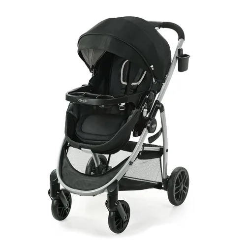 Miniatura 11 de Graco Modes Pramette 3 en 1 Sistema de Viaje, Combo de Silla de Coche y Carriola, Silla de Coche para Bebé Orientada hacia atrás, Moisés Infantil a