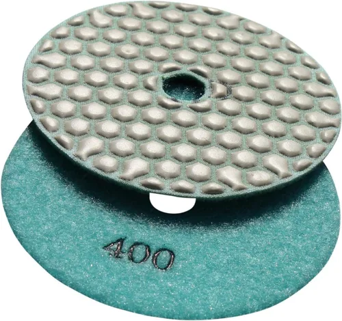 Miniatura 7 de Almohadilla de pulido seca del diamante 4" arena 50 para el pulido concreto del mármol de cristal de piedra