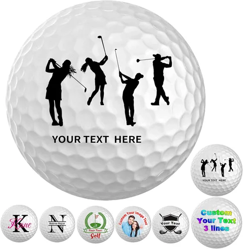 Miniatura 12 de Pelotas de golf personalizadas con logotipo de nombre de imagen para hombres y mujeres, puedes personalizar padrinos de boda únicos, regalo