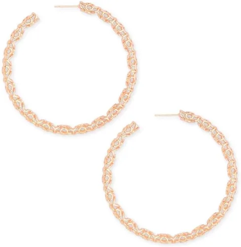 Miniatura 2 de Kendra Scott Maggie - Aretes de aro de 2.5 pulgadas para mujer, joyería de moda