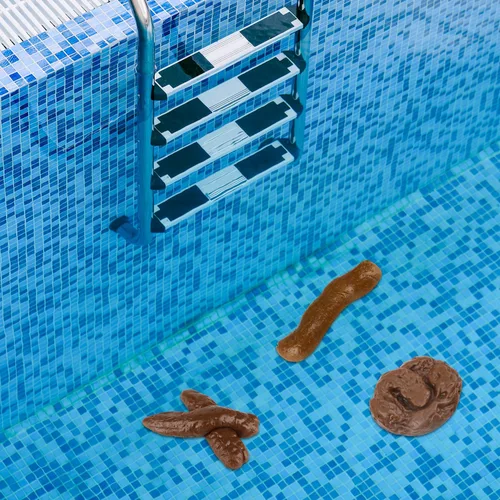 Miniatura 4 de 7 piezas falsas realistas falsas broma de turd popa, juguetes de broma de caca de perro falsa para Halloween, suministros de fiesta de broma del día