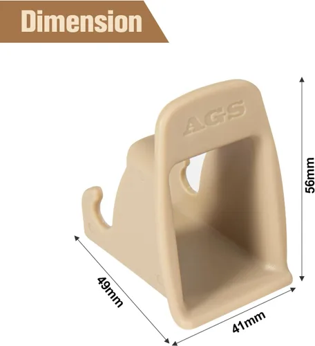 Miniatura 6 de ISOFIX - Guía de cierre de cinturón de interfaz, 2 piezas de hebilla de interfaz ISOFIX para asiento de automóvil, ranura guía fija, conector