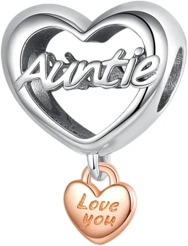 Ouroyea Colgante de plata de ley 925 con dije 2022, joyería para niña, regalos para mujer, pulsera y collar, Plata, Circonita cúbica