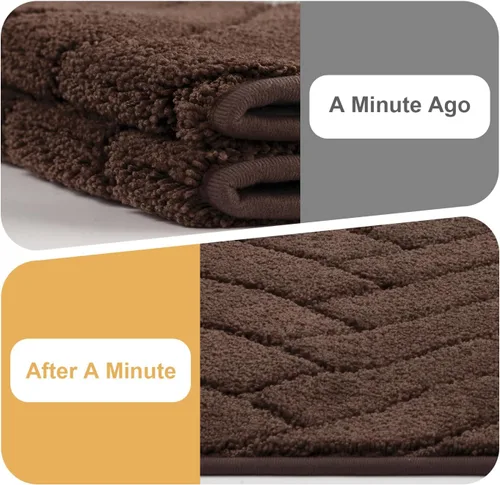 Miniatura 5 de Tindbea Tapete para perro para patas fangosas, absorbe la humedad, la suciedad, antideslizante, lavable, tapete de barro para perros, parte trasera